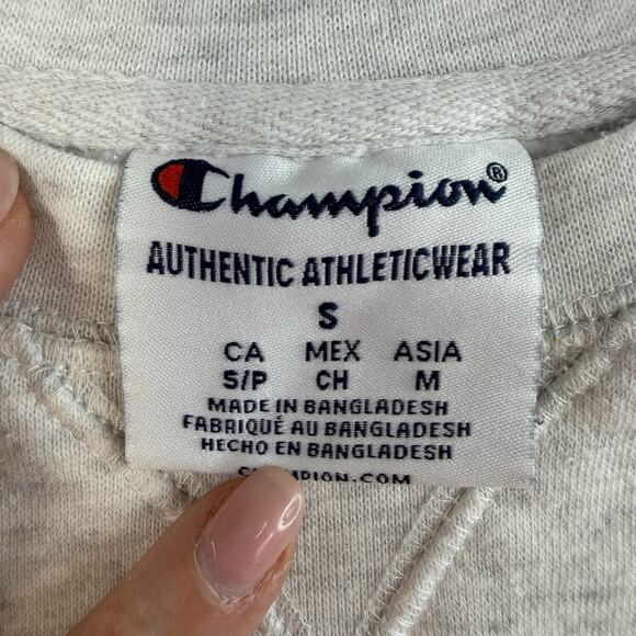 Vtg Champion S Small Sweatshirt OU Sooners Football Y2K 90s VTG Crew Neck Gray - Picture 5 of 11